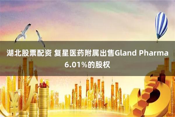 湖北股票配资 复星医药附属出售Gland Pharma6.01%的股权